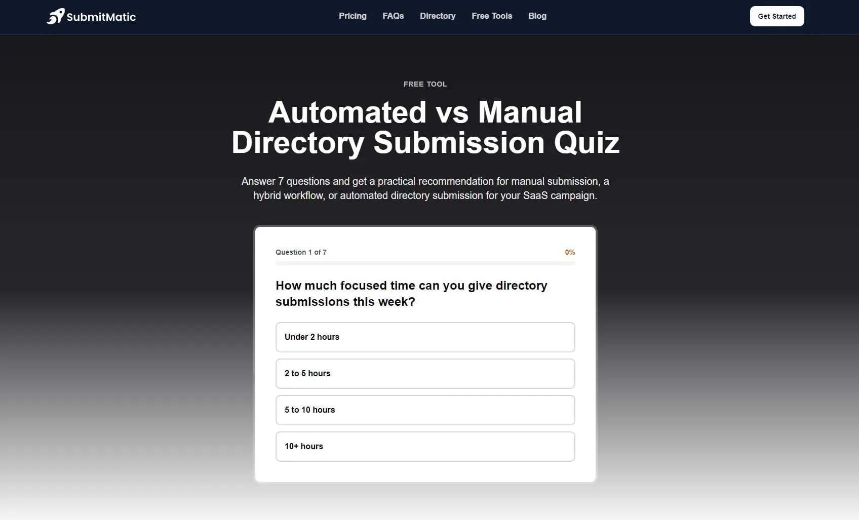 Screenshot 1 of Auto/Manual Sub Quiz