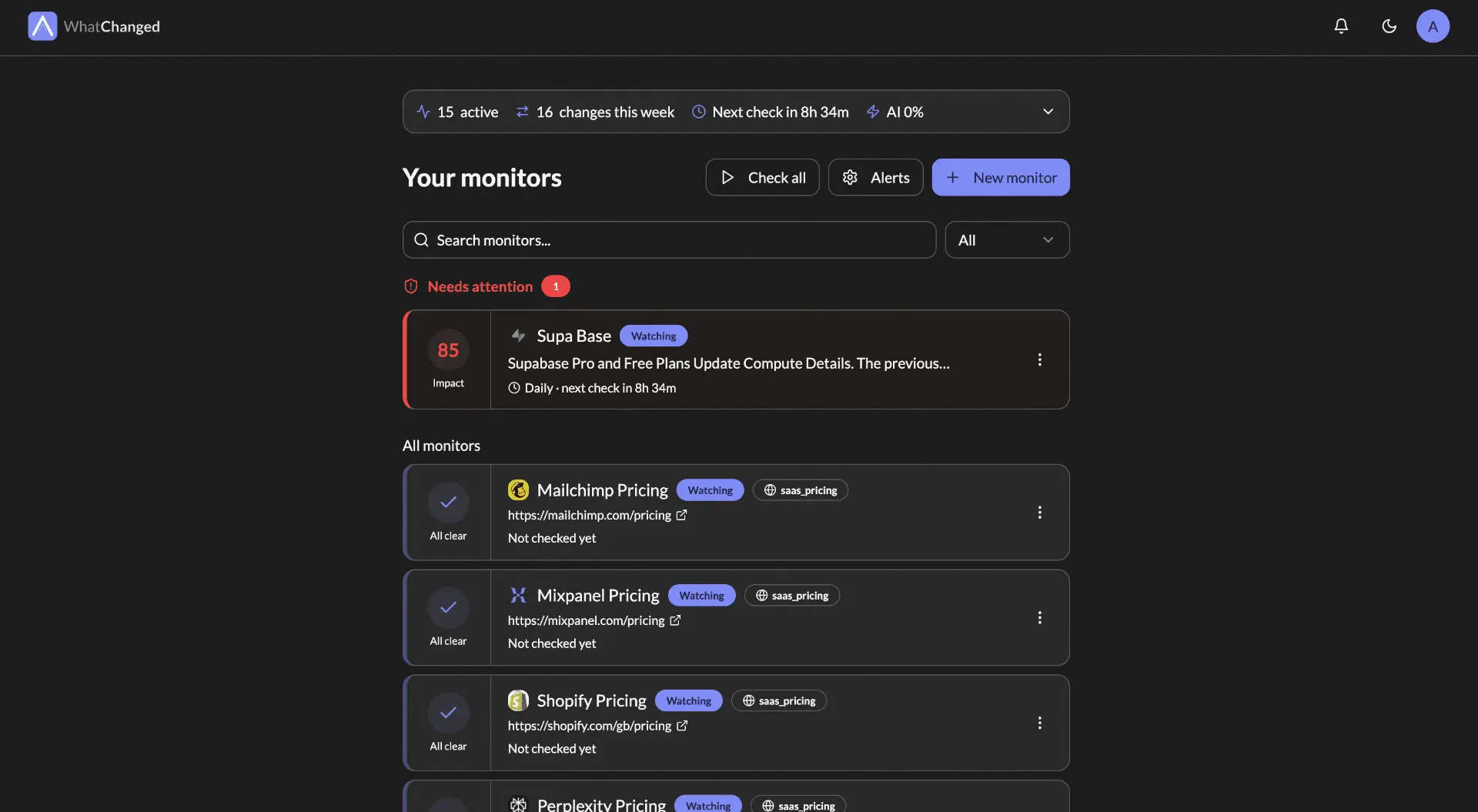 Screenshot 3 of What Changed