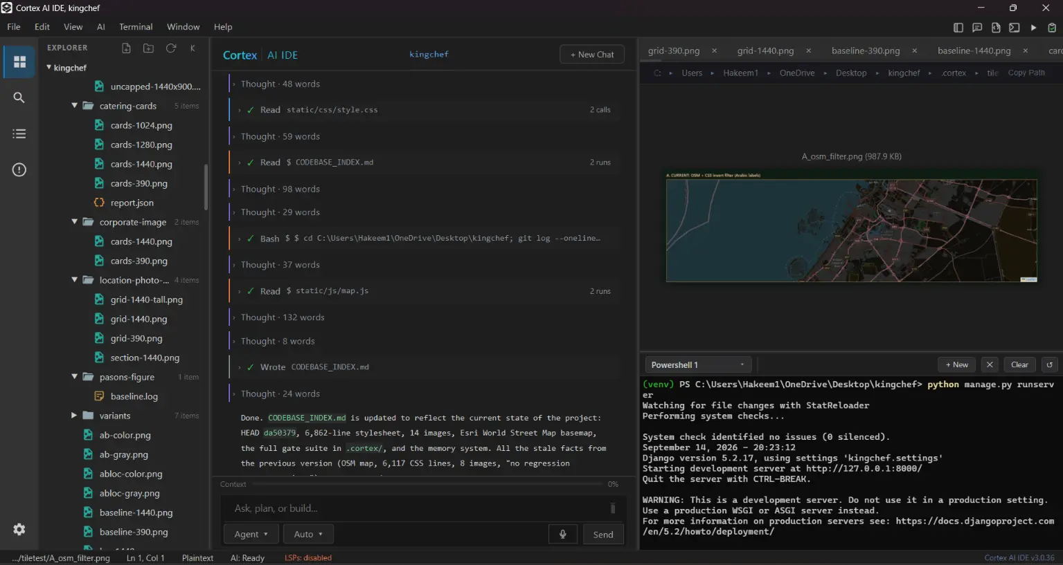 Screenshot 2 of Cortex AI IDE