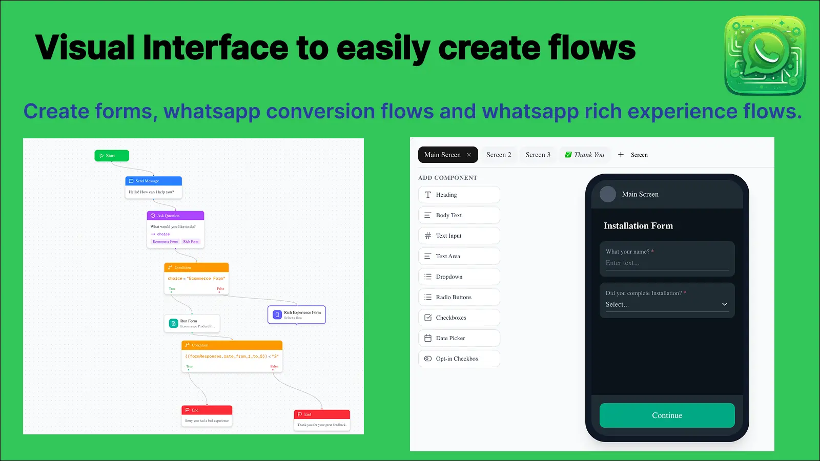 Screenshot 1 of Gavi WhatsApp Automations