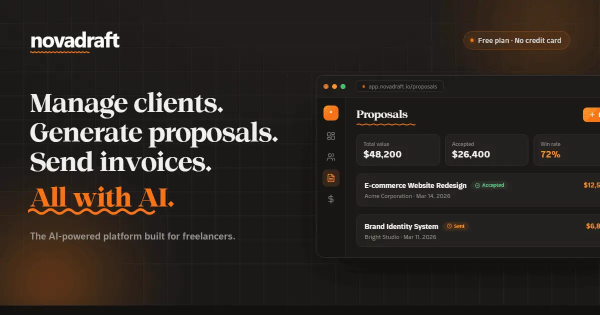 Screenshot 1 of NovaDraft
