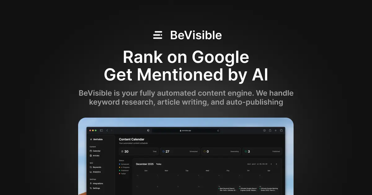 Screenshot 1 of BeVisible