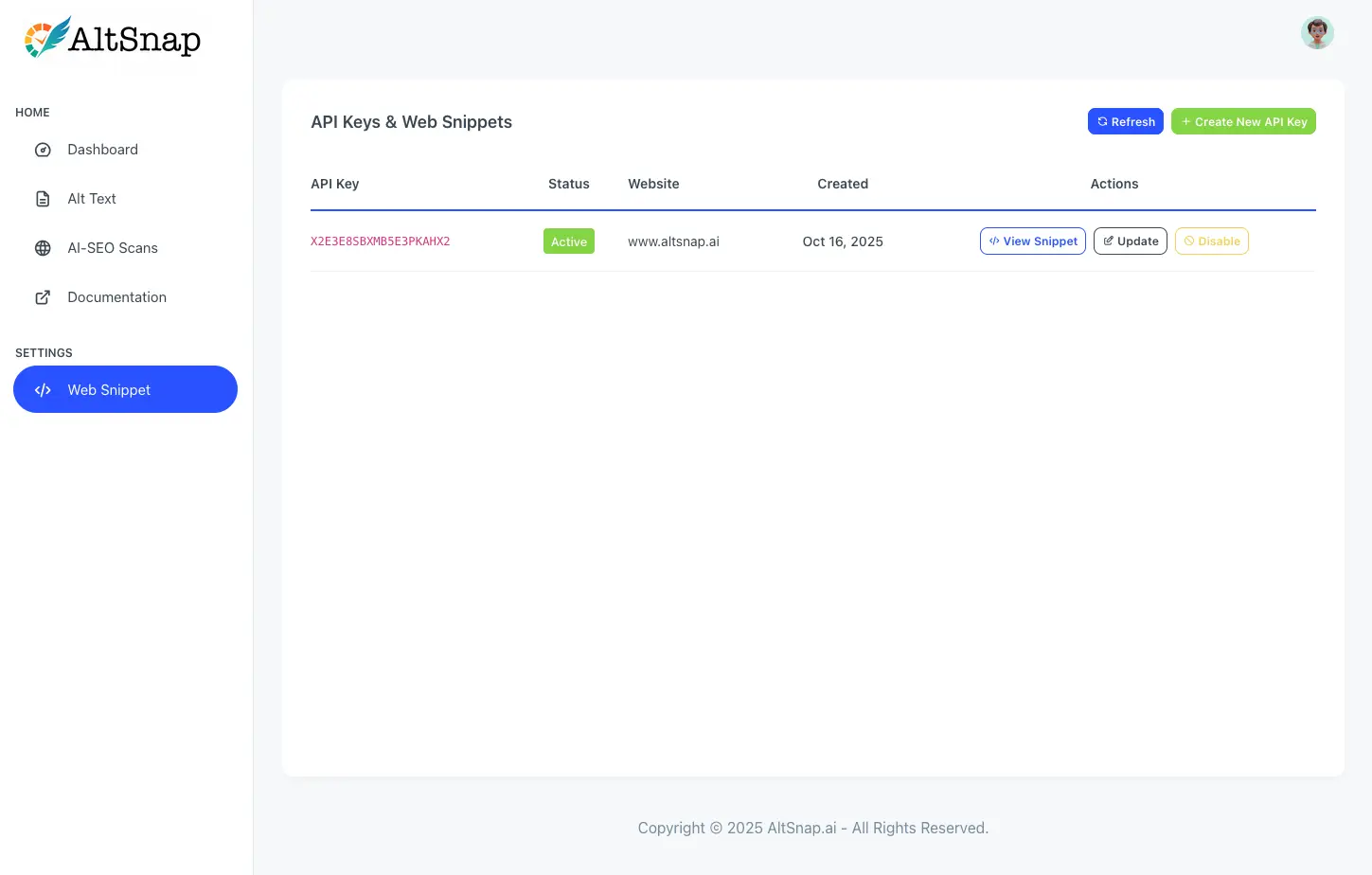 Screenshot 1 of AltSnap.ai