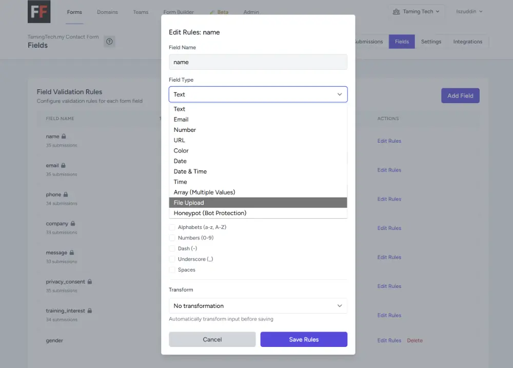 Screenshot 3 of FiraForm
