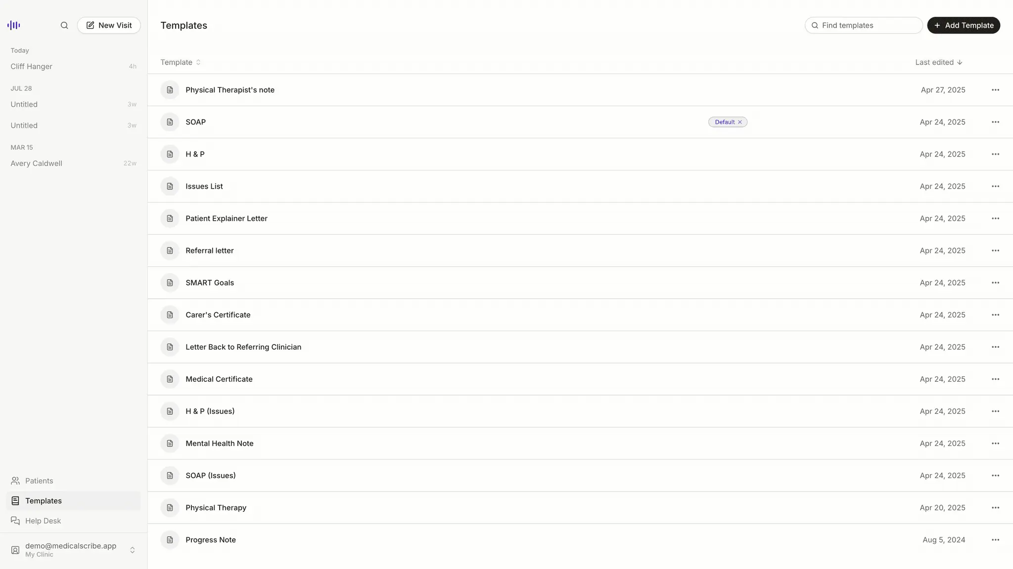 Screenshot 3 of Medical Scribe