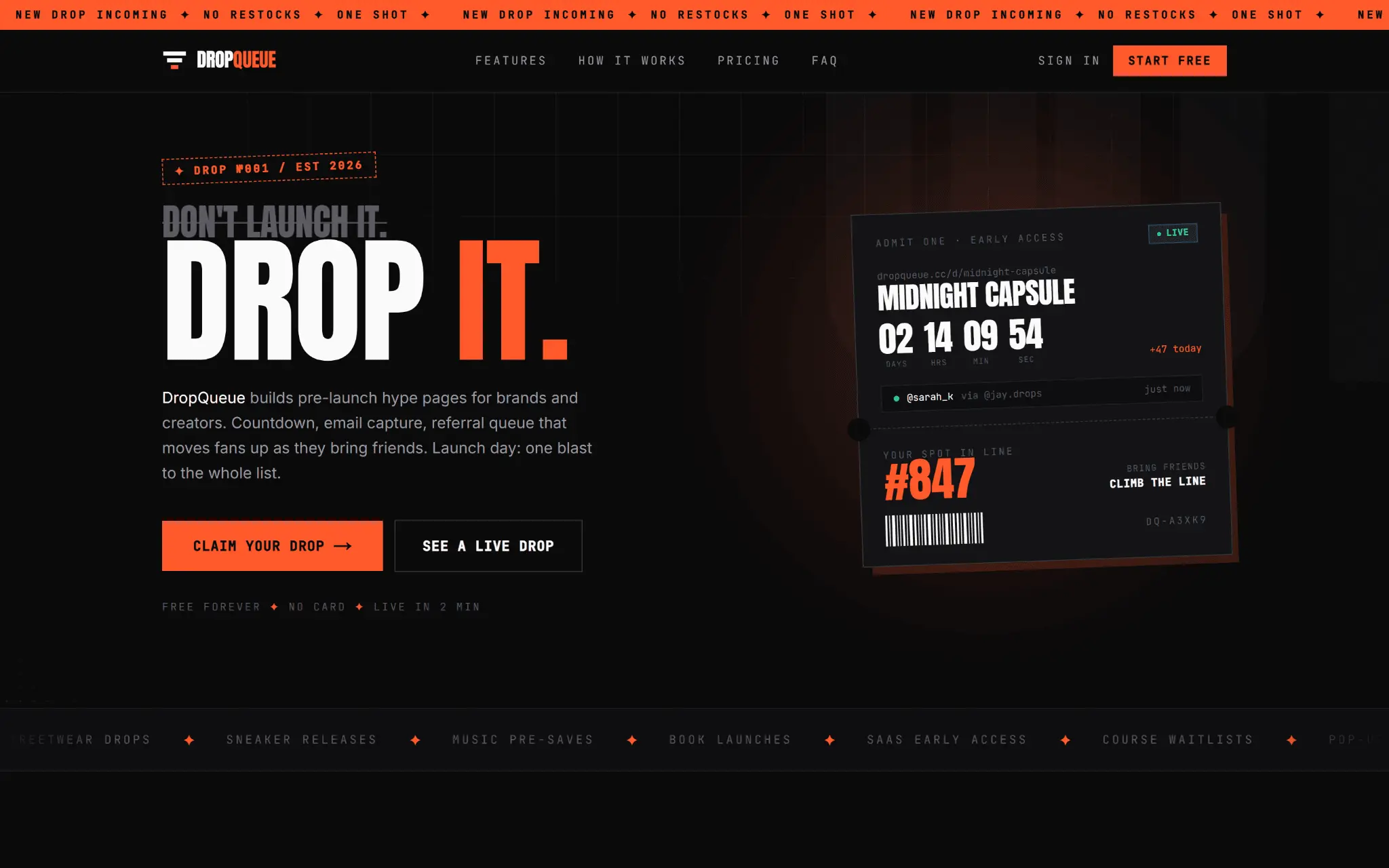 Screenshot 1 of DropQueue