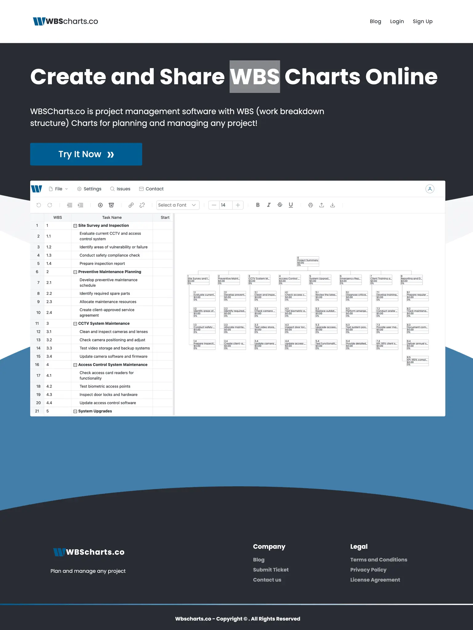 Screenshot 2 of wbscharts.co