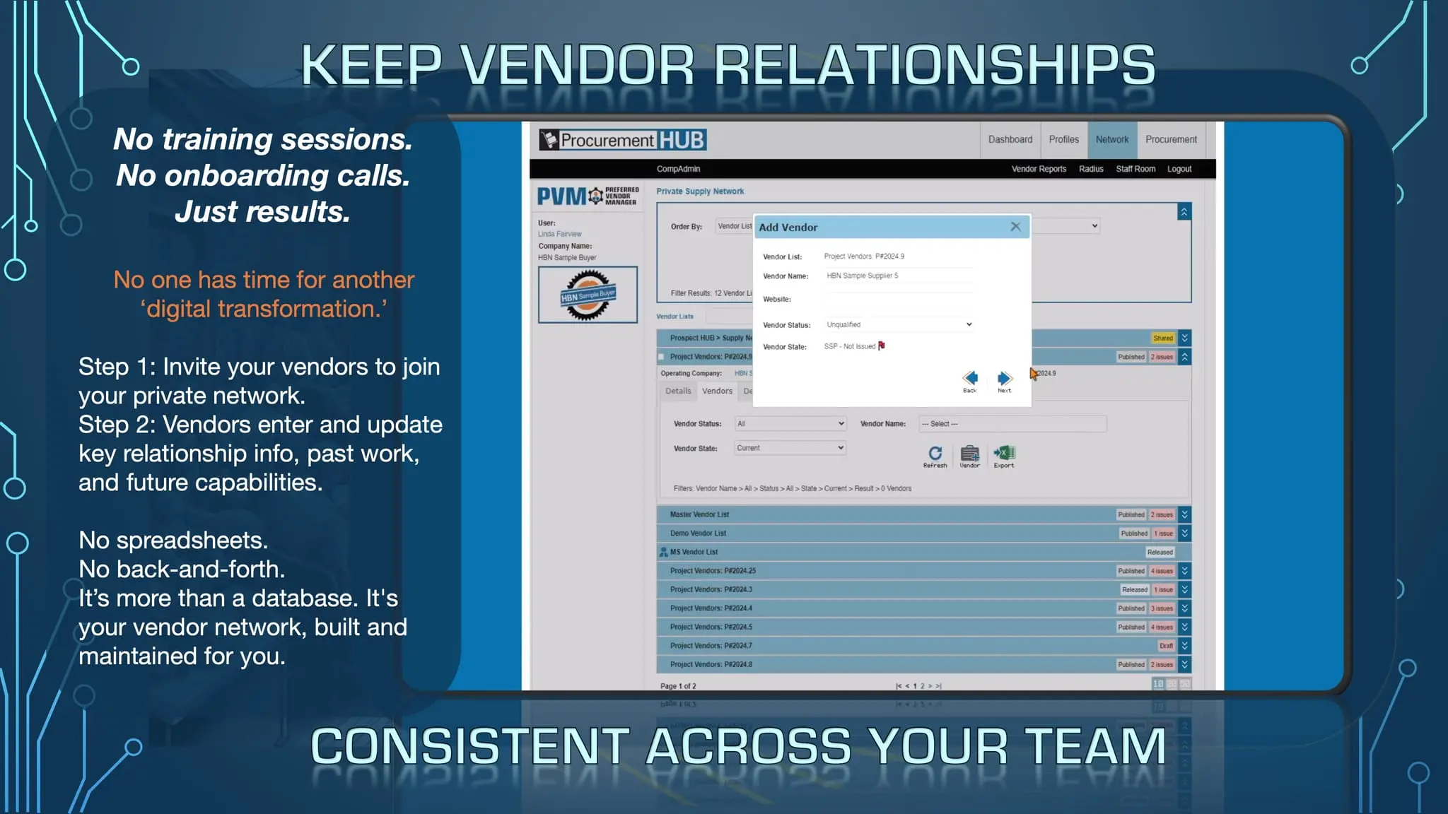Screenshot 3 of Procurement HUB