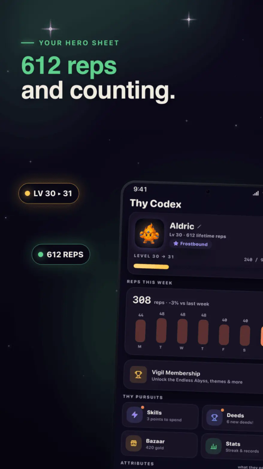 Screenshot 3 of Pushup RPG