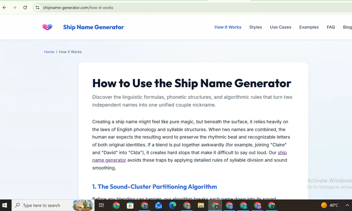 Screenshot 2 of Ship Name Generator