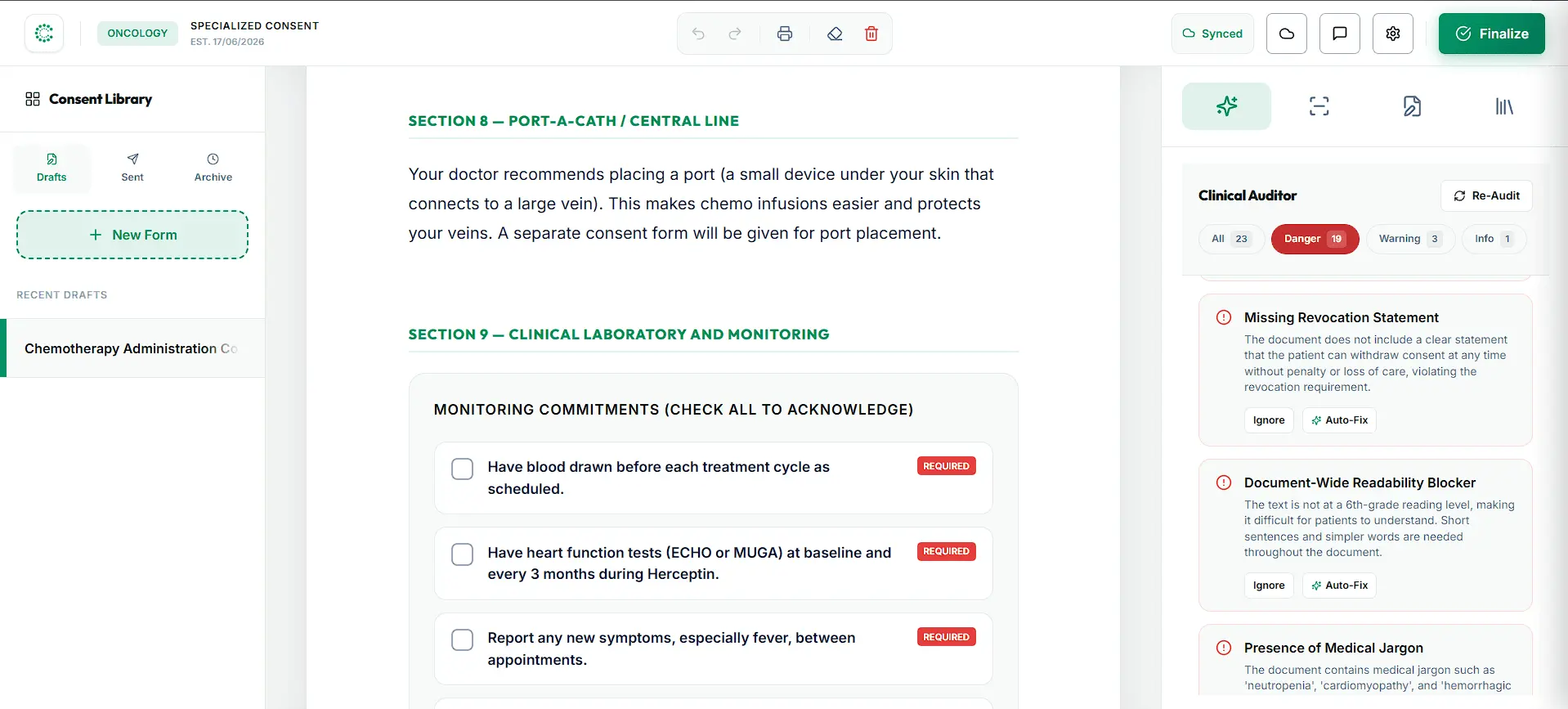 Screenshot 1 of ConsentCollect