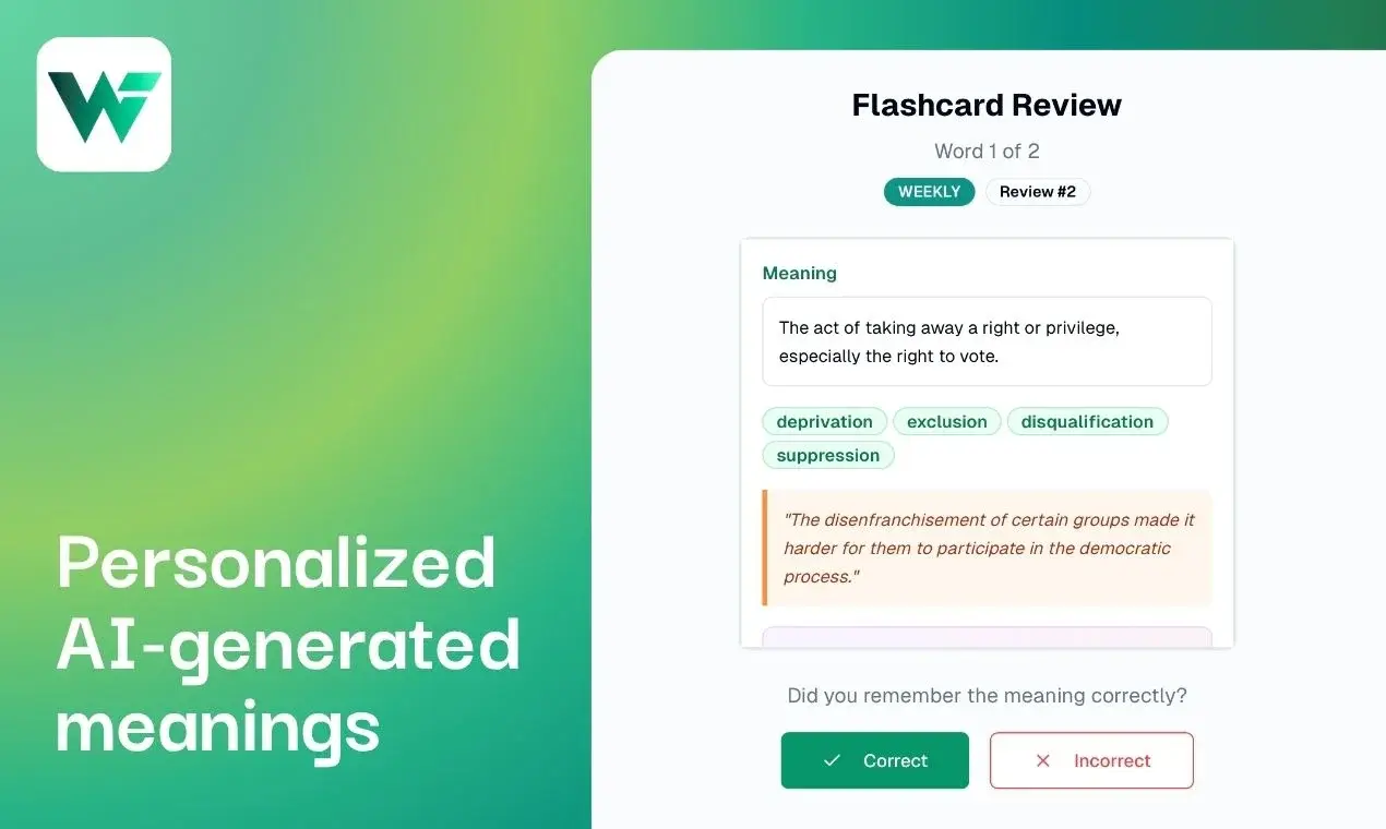 Screenshot 3 of WordFlippin - Master Vocabulary with AI