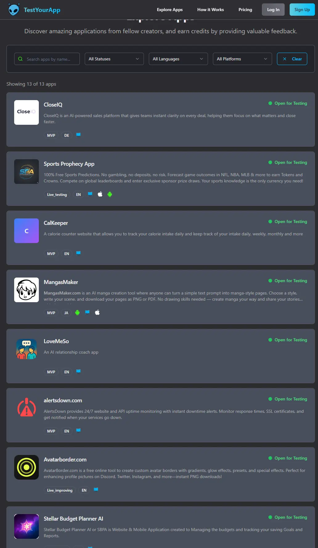 Screenshot 2 of TestYourApp