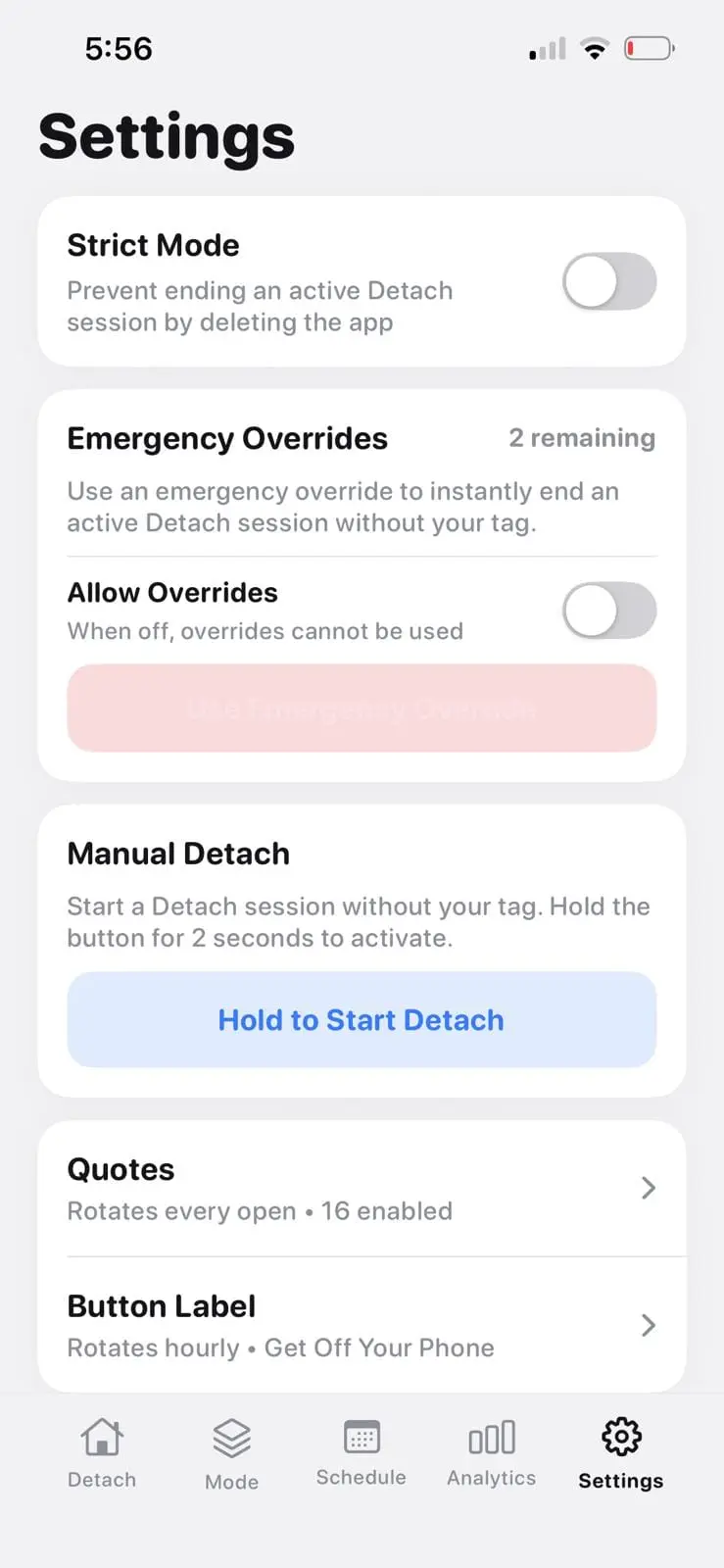 Screenshot 7 of Detach App Blocker