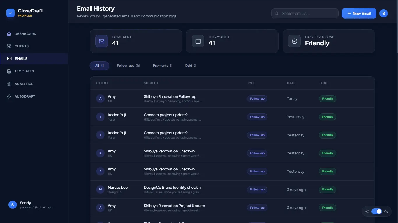 Screenshot 7 of CloseDraft