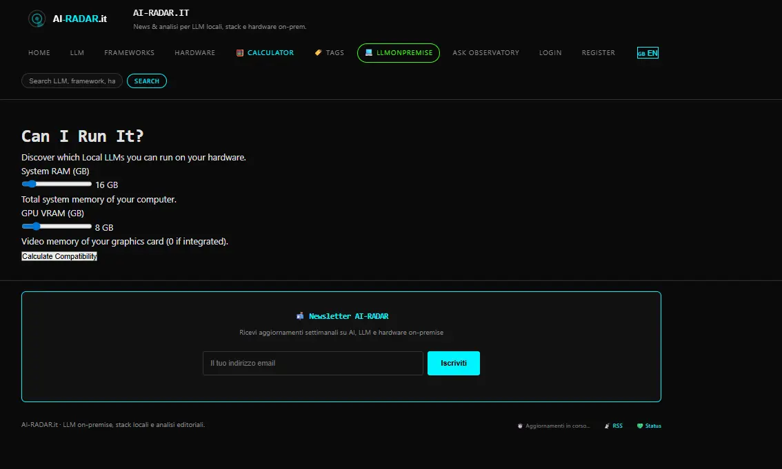Screenshot 1 of AI-RADAR