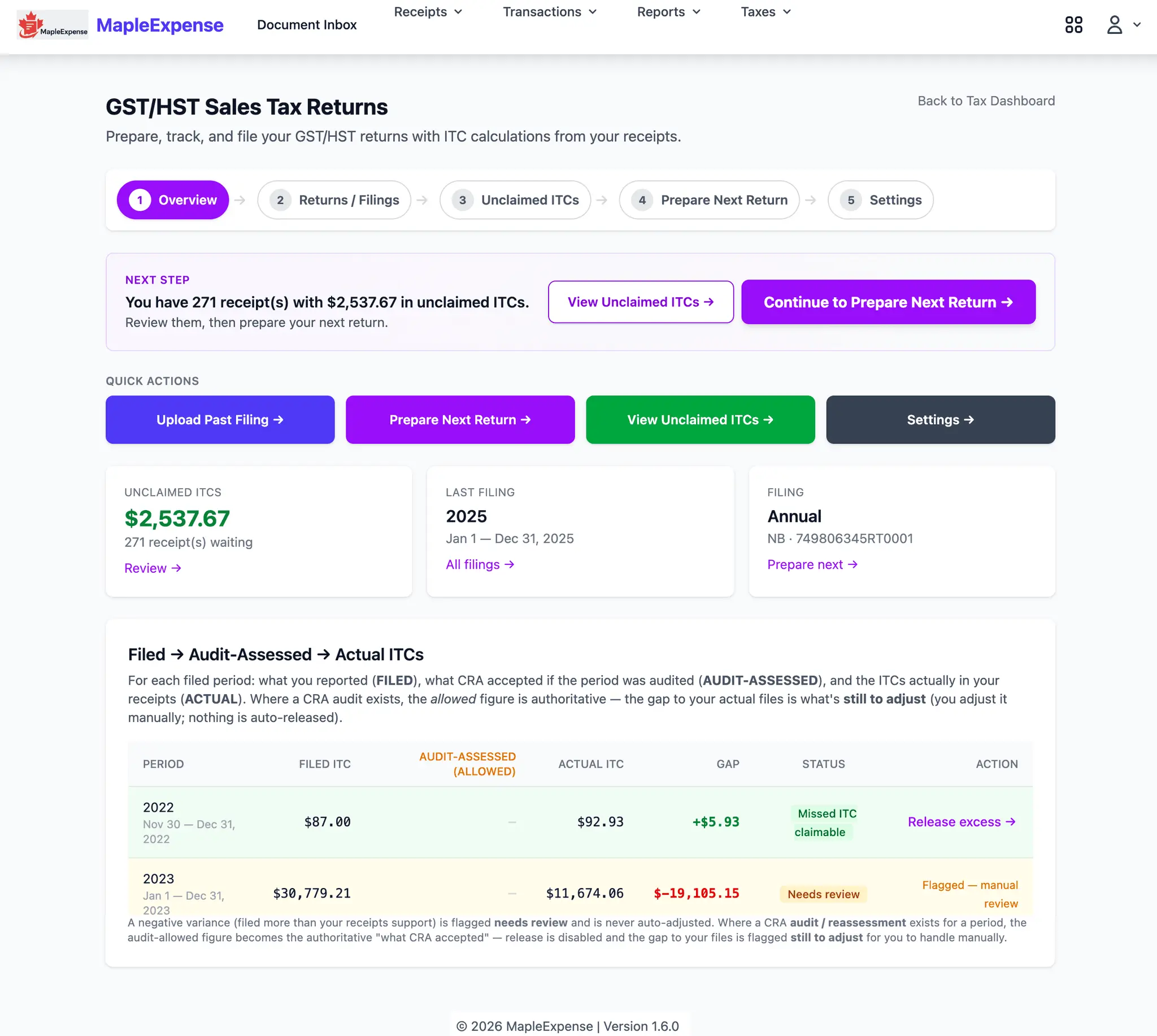 Screenshot 2 of MapleExpense