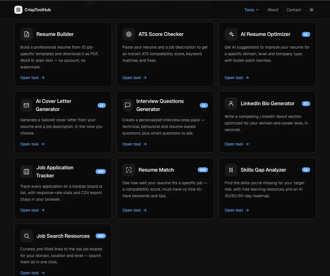 Screenshot 9 of CrispToolHub