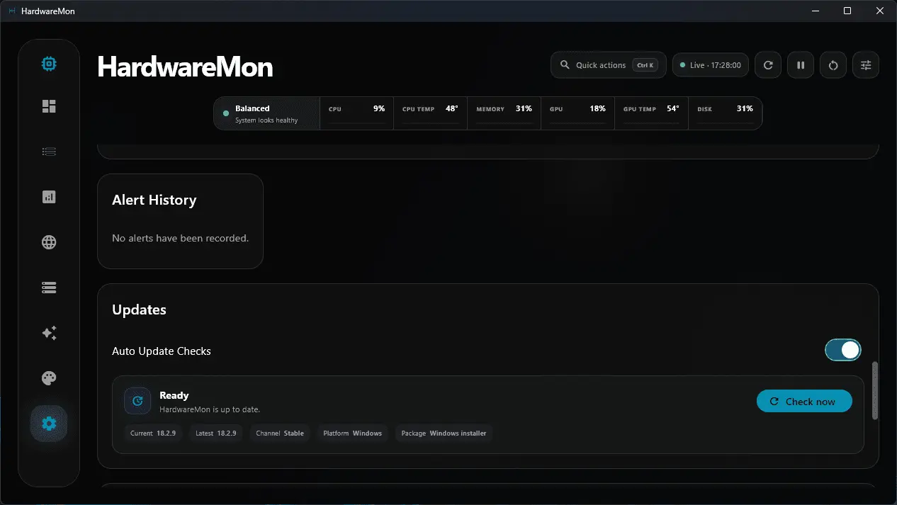 Screenshot 9 of HardwareMon