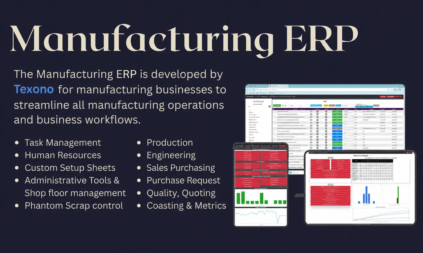 Screenshot 1 of Manufacturing ERP Software