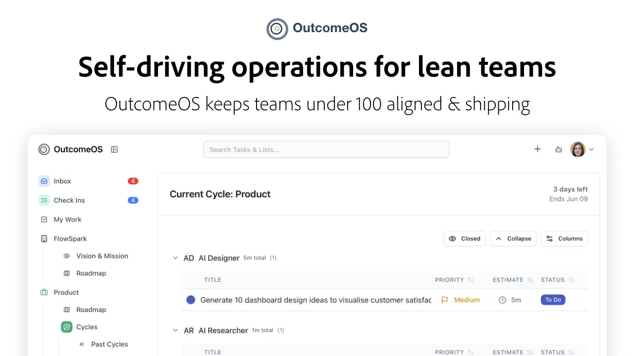 Screenshot 6 of OutcomeOS