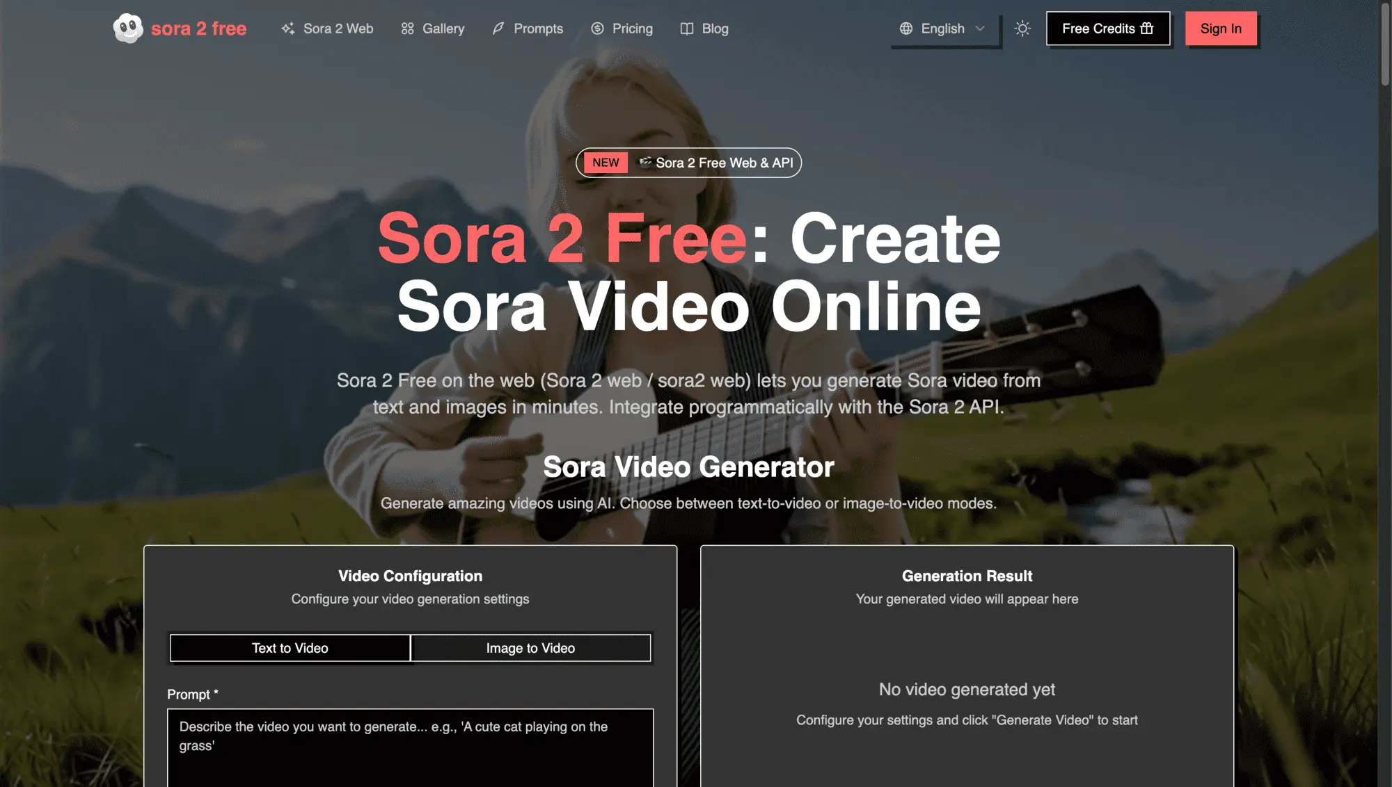 Screenshot 2 of sora 2 web