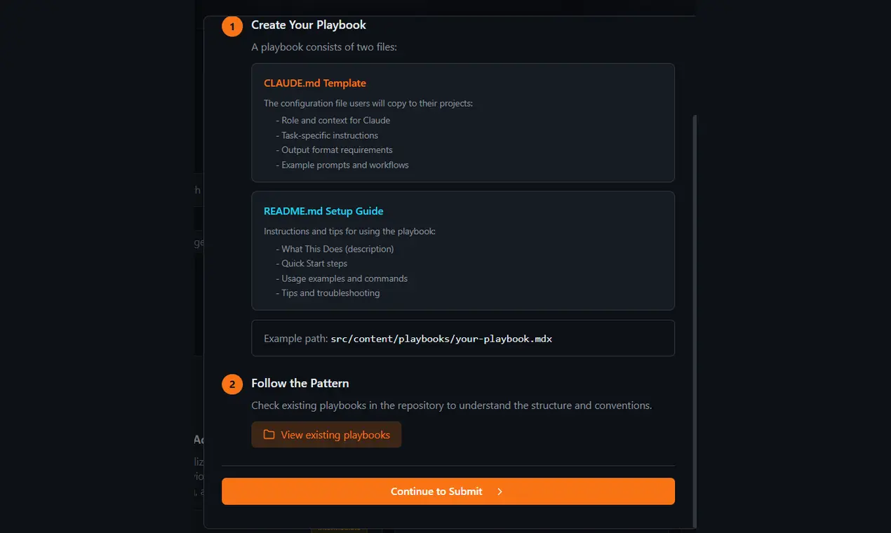 Screenshot 6 of Claude Code Playbooks