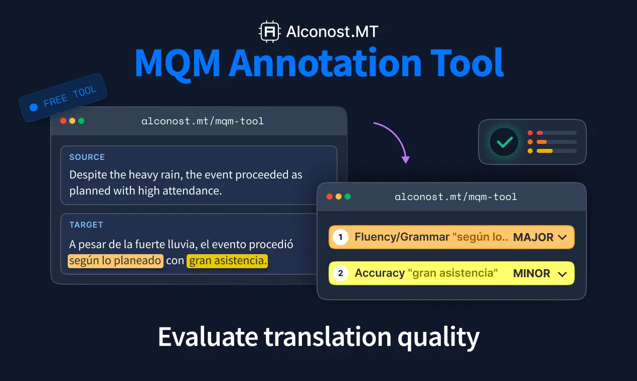 Screenshot 4 of Alconost MQM Annotation Tool