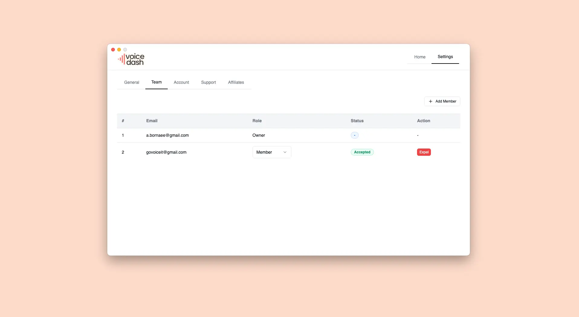 Screenshot 3 of VoiceDash