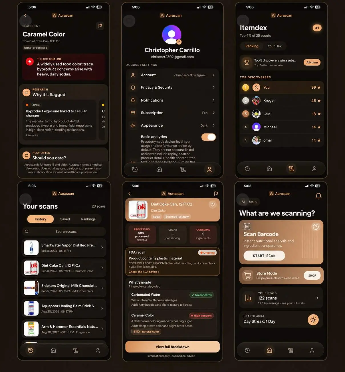 Screenshot 1 of Aurascan