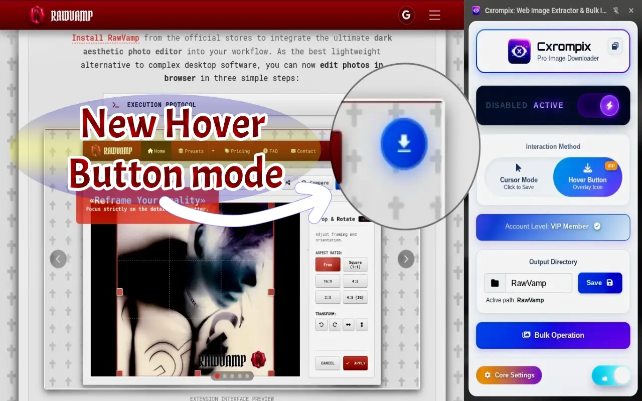 Screenshot 2 of Cxrompix: Web Image Extractor Downloader