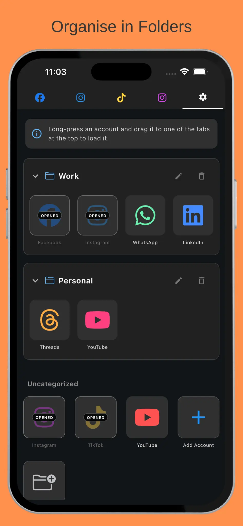 Screenshot 2 of SocialRouter – Multi Accounts