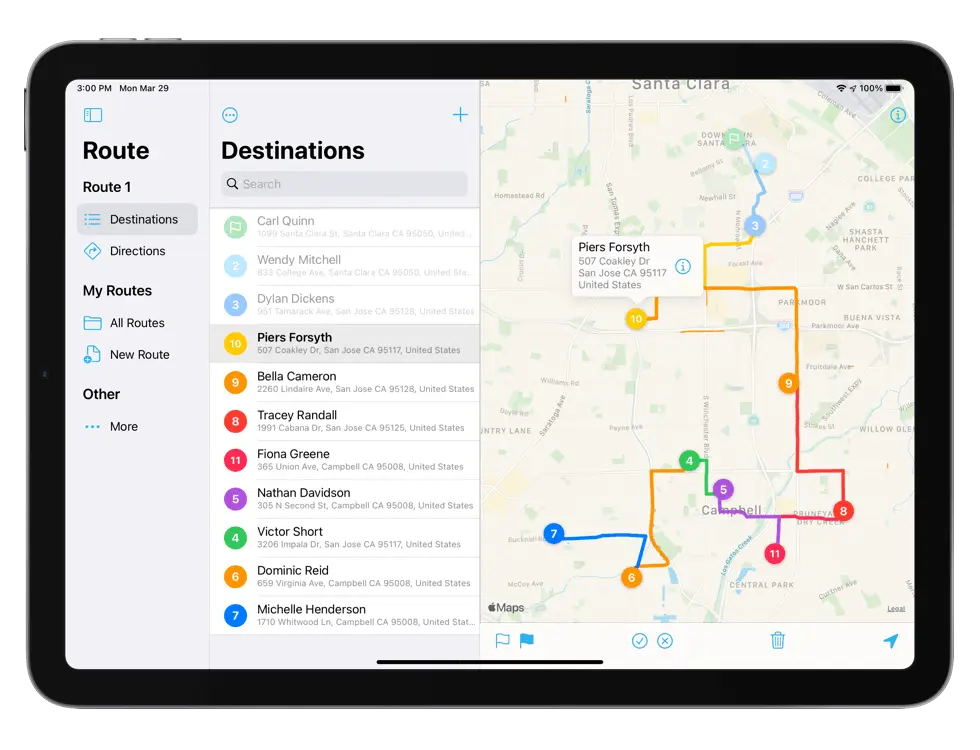 Screenshot 2 of Droppath: Route Planner