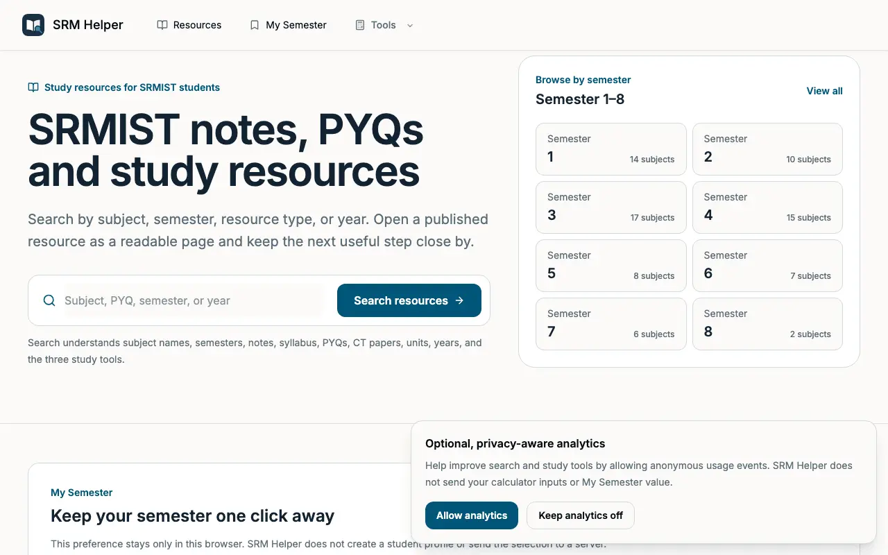 Screenshot 1 of SRM Helper