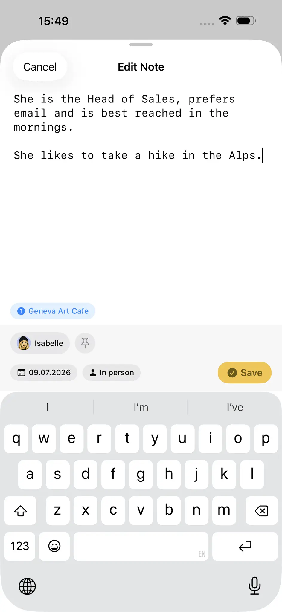 Screenshot 6 of Persodex