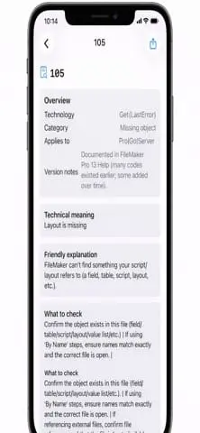 Screenshot 3 of FileMaker Reference