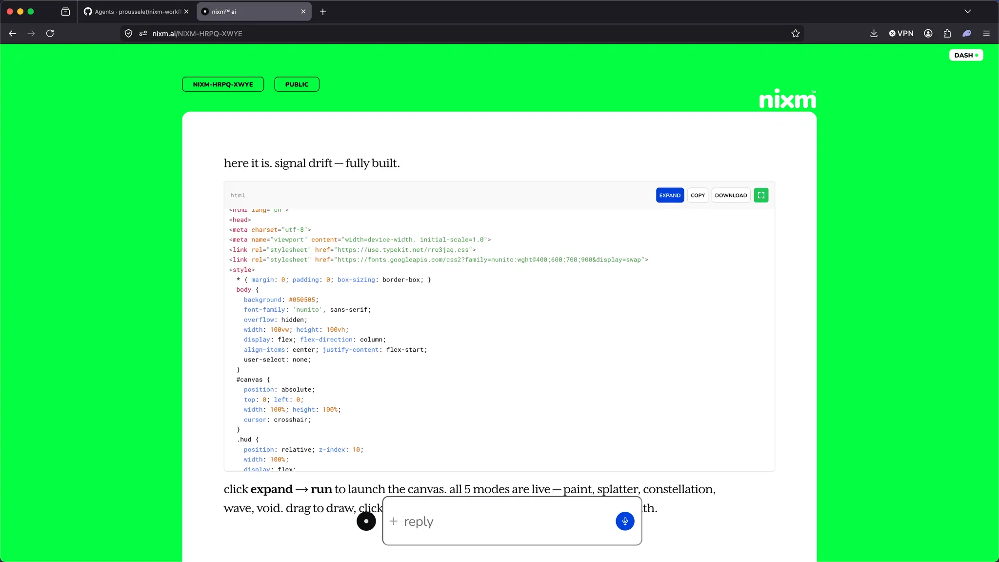 Screenshot 6 of nixm.ai