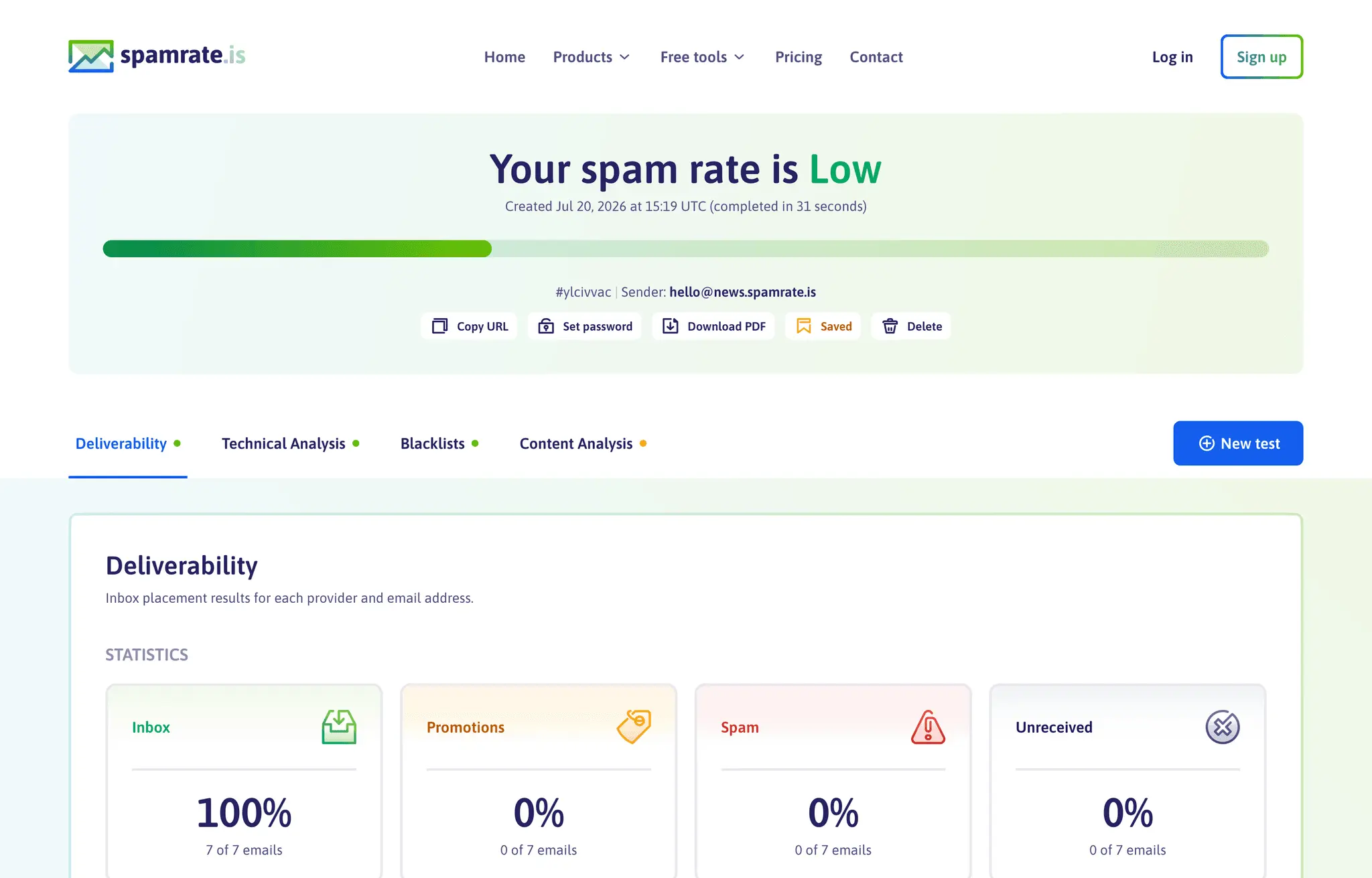 Screenshot 3 of SpamRate