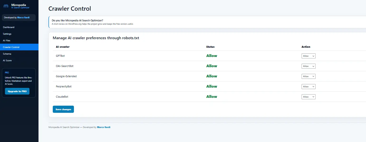 Screenshot 4 of Micropedia AI Search Optimizer