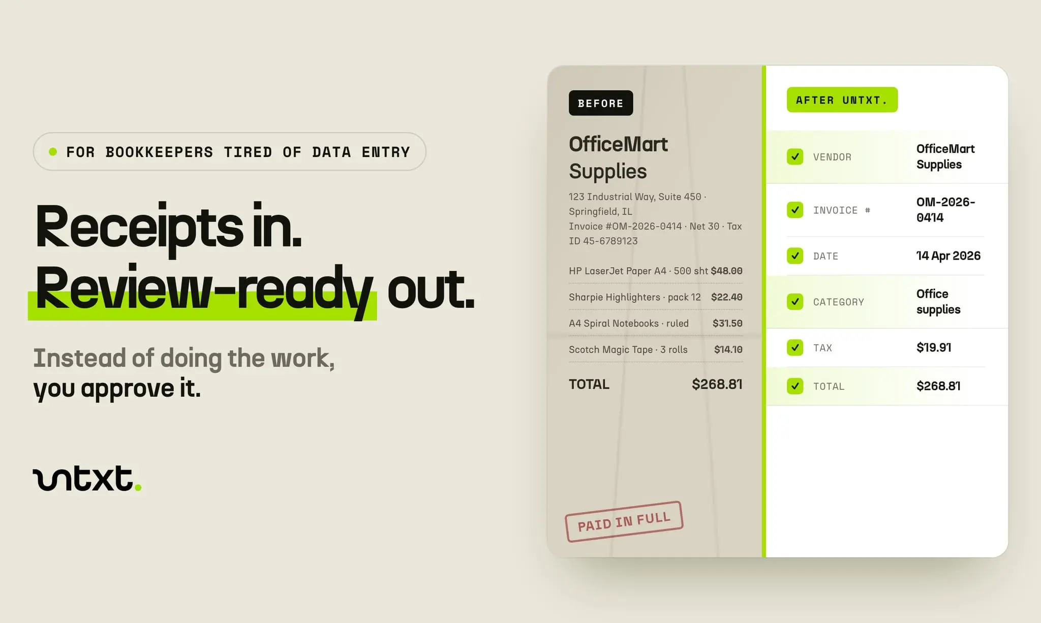 Screenshot 1 of untxt.