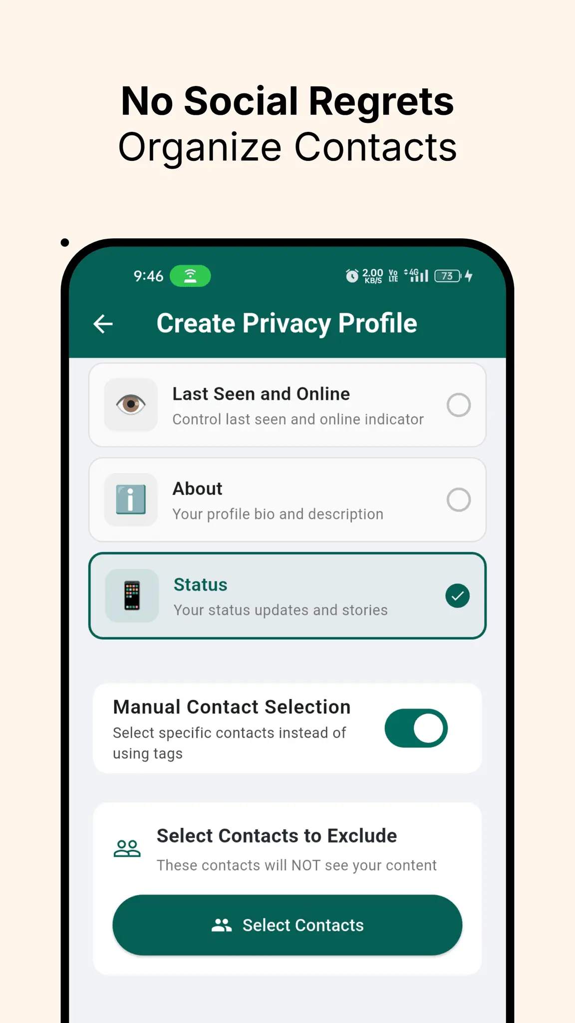 Screenshot 1 of WhatsPrivcy 