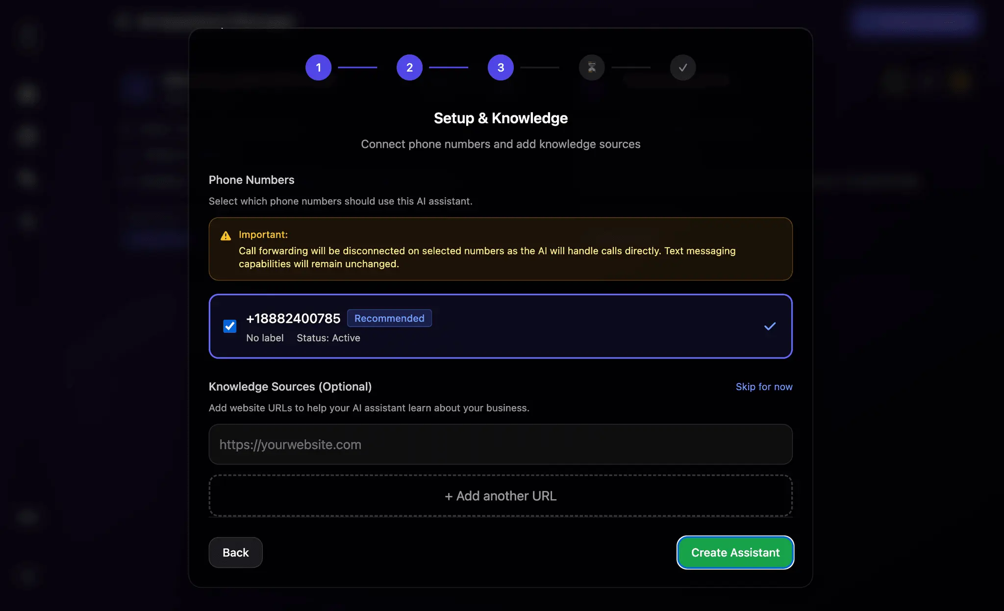 Screenshot 2 of AI Phone Number