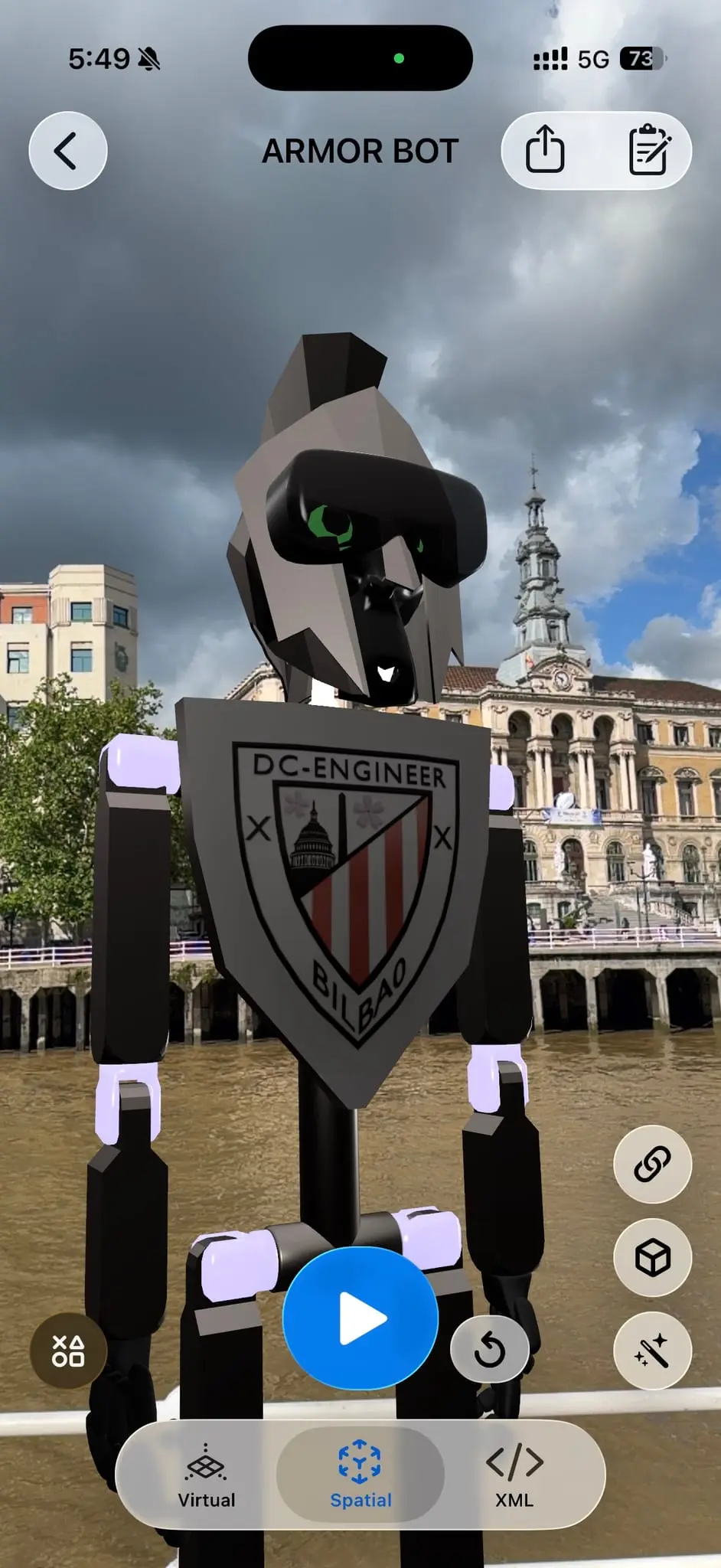 Screenshot 1 of ARMOR: AR Mobile Robotics Engineering