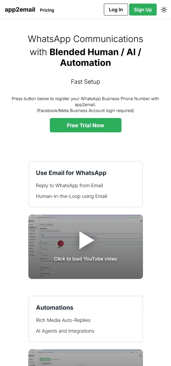 Screenshot 1 of app2email