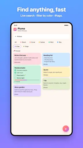 Screenshot 4 of Plume Notes