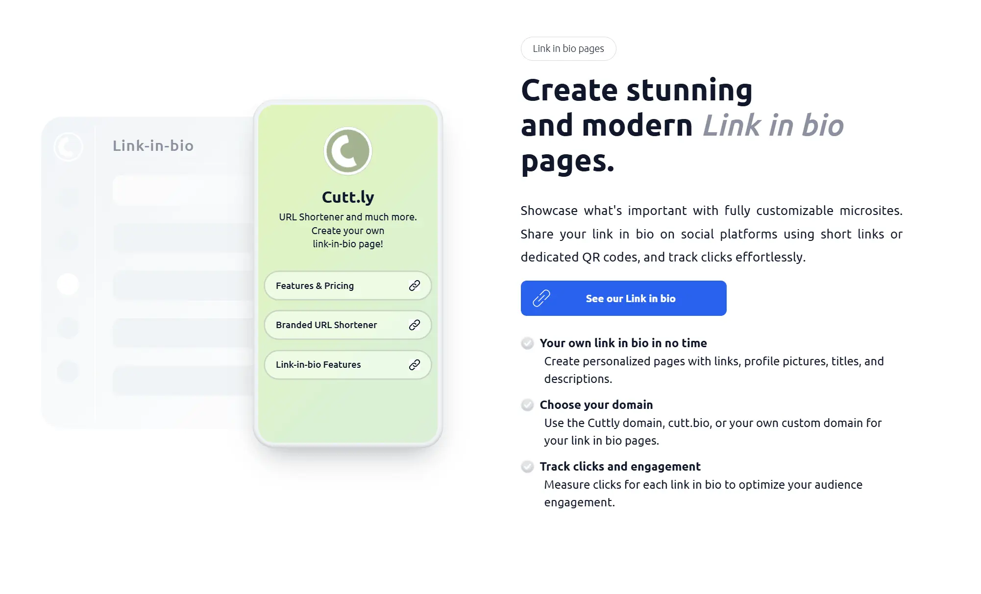 Screenshot 1 of Cuttly - URL Shortener