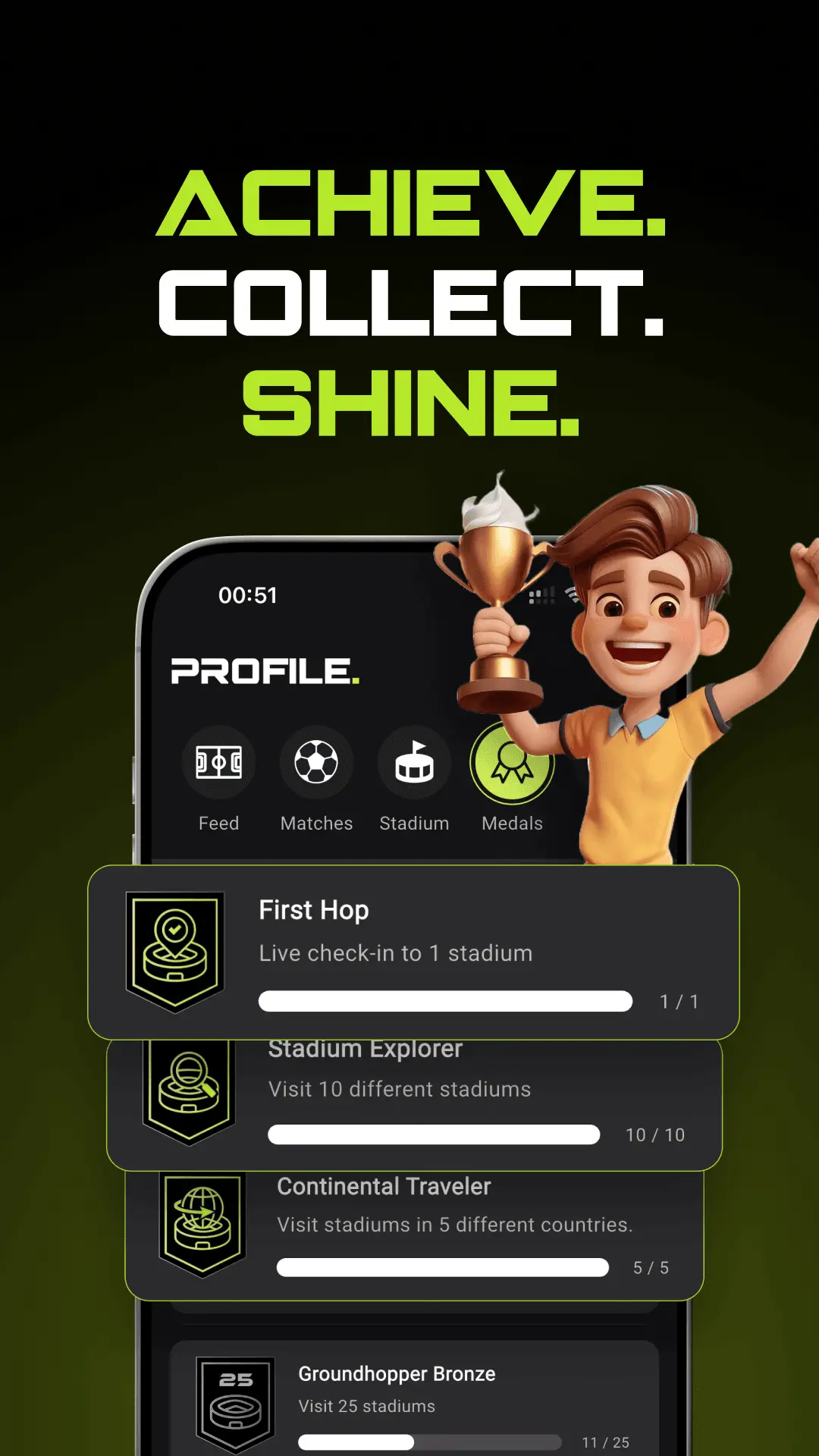 Screenshot 3 of Groppr: Share Football Moments