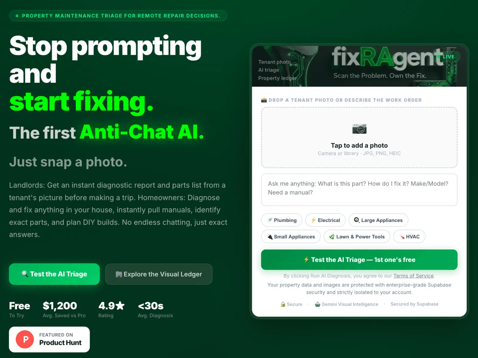 Screenshot 1 of FixRAgent
