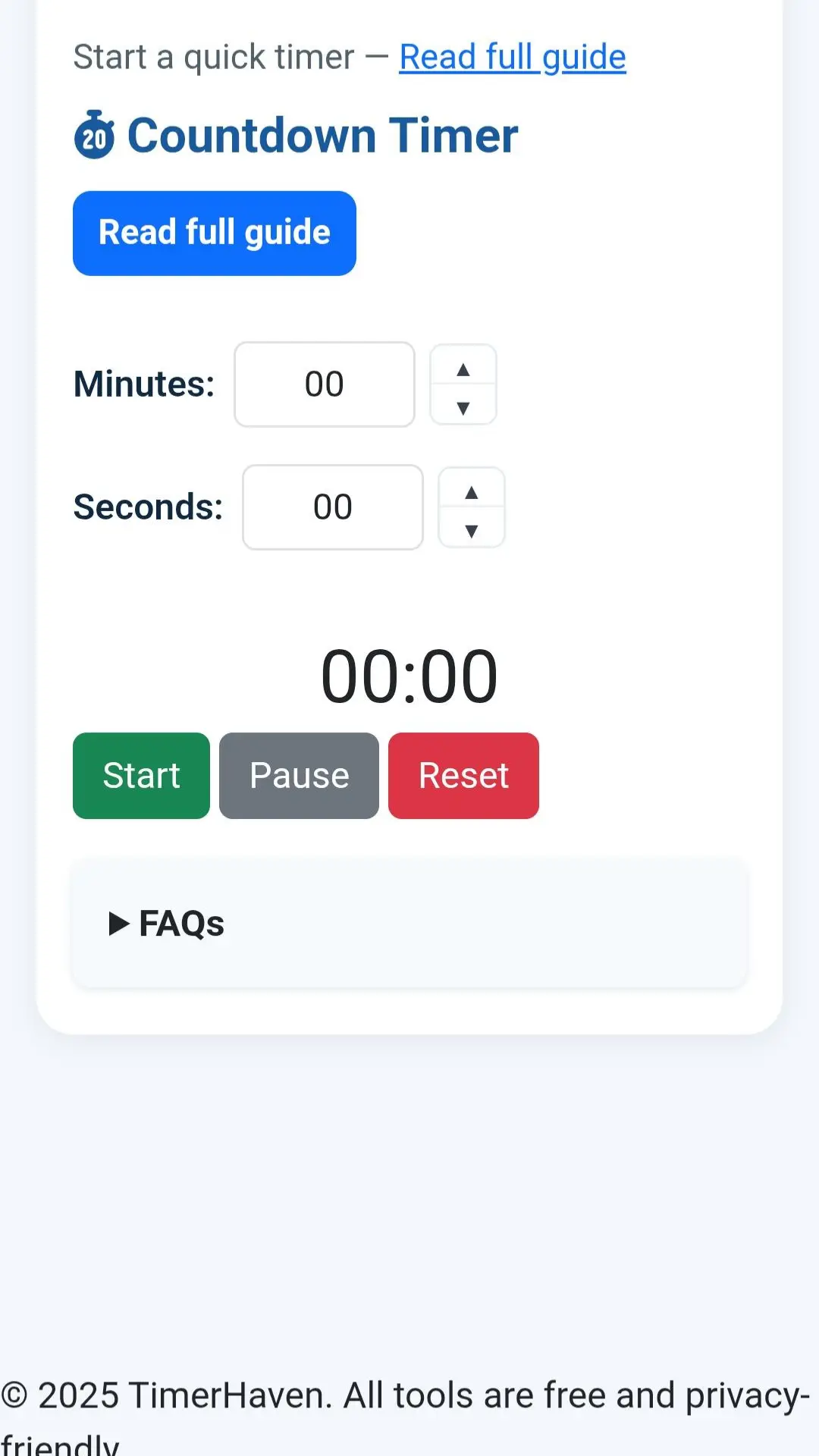 Screenshot 2 of TimerHaven