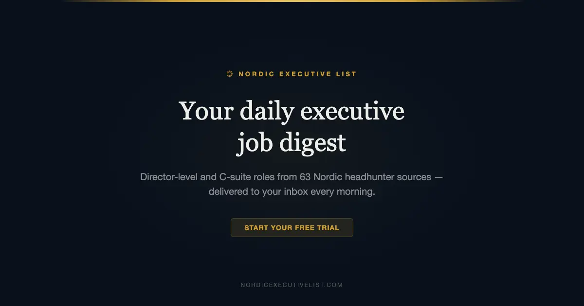 Screenshot 1 of Nordic Executive List